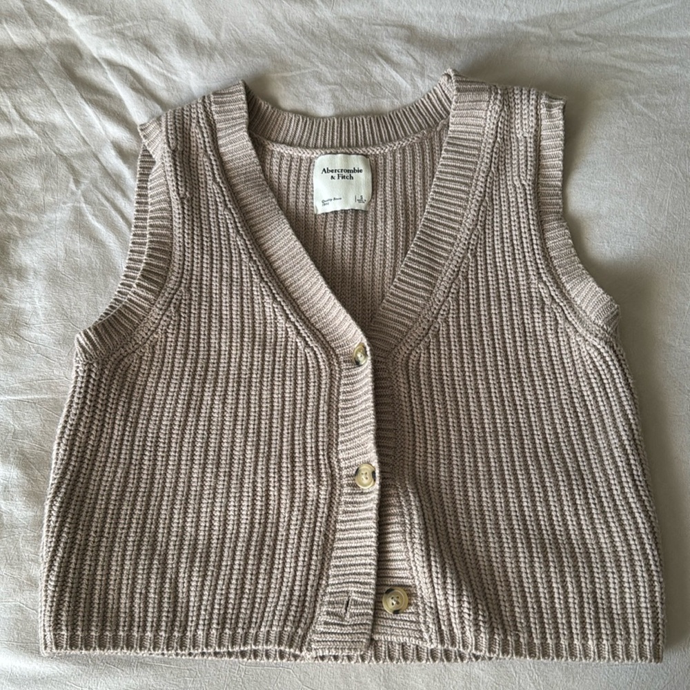 Button-Up Sweater Vest